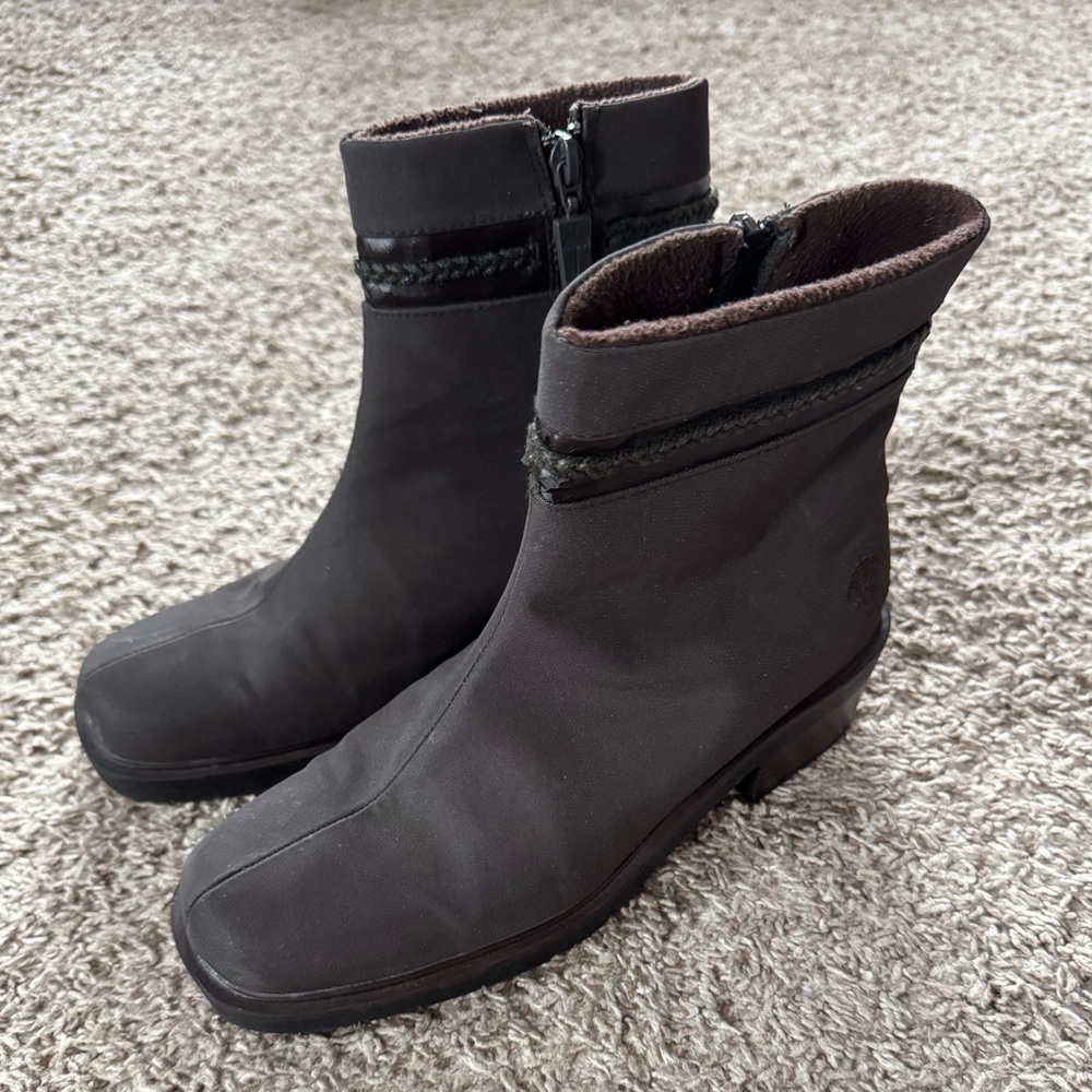 Weather Protectors By Totes Women Brown Ankle Boots Size Zip Women Size 8